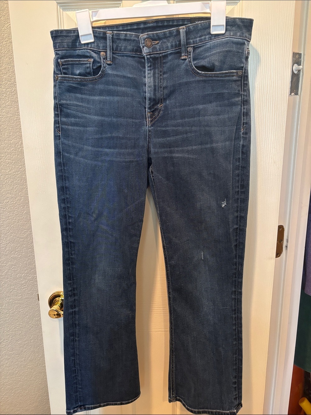 Vince Women’s Kick Boot Jeans Flare Medium Indigo Wash size 30